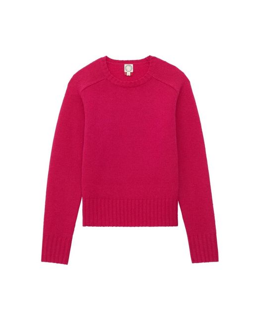 Round-Neck Knitwear Ines De La Fressange Paris de color Red