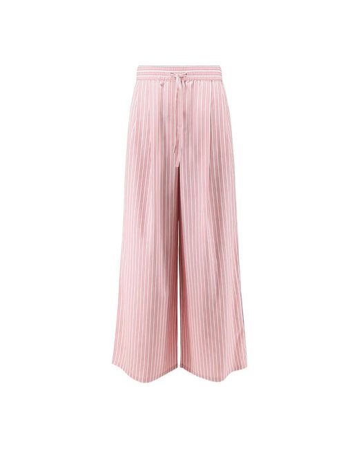 Dolce & Gabbana Pink Wide Trousers