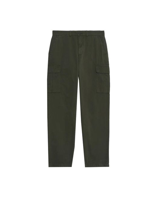 Lyle & Scott Green Straight Trousers for men