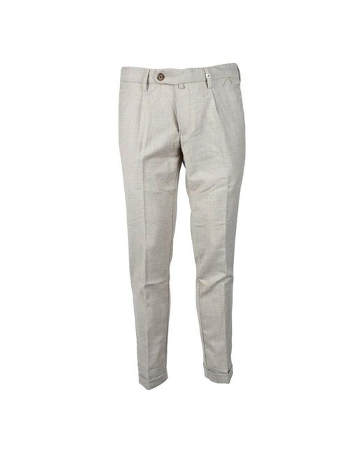 Myths Wollmischung stretchhose in Gray für Herren
