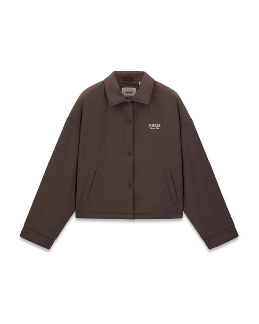 Light Jackets Guess de color Brown
