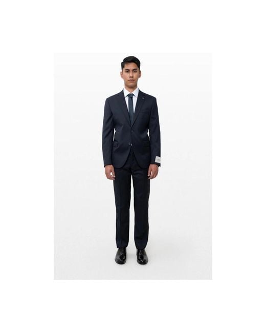 Single Breasted Suits Corneliani de hombre de color Blue