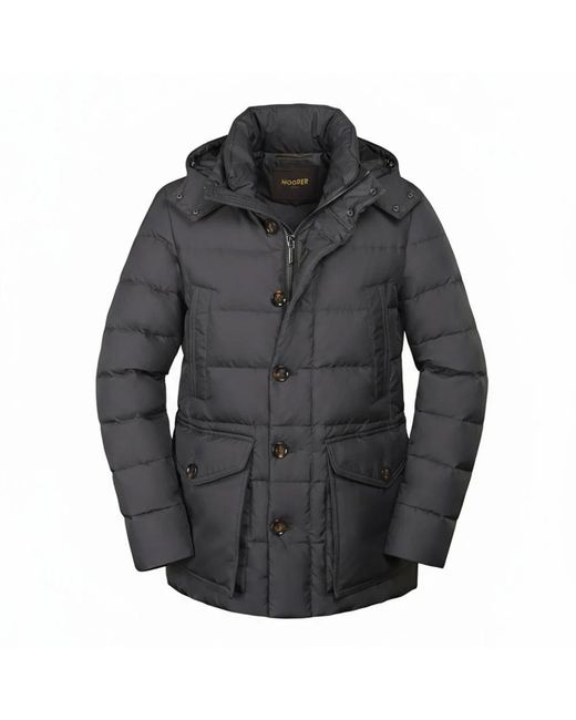 Moorer Down Jackets in het Black voor heren