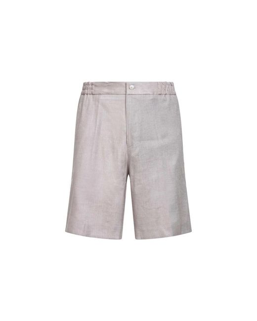 Etro Gray Casual Shorts for men