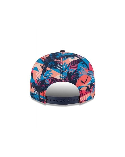 KTZ Accessoires ,Veelkleurig ,Detroit Printed Gorra Cap in het Blue