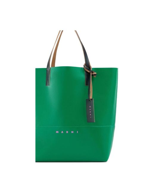 Marni Grüne einkaufstasche,celeste shopping tasche in Green für Herren