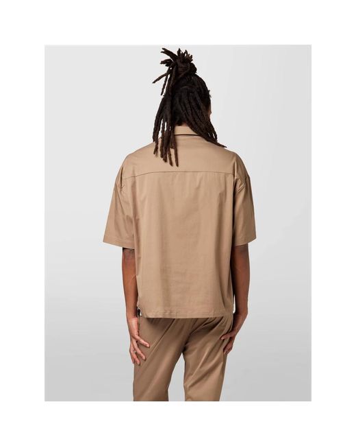 Alpha Studio Bowling Shirt in het Brown voor heren