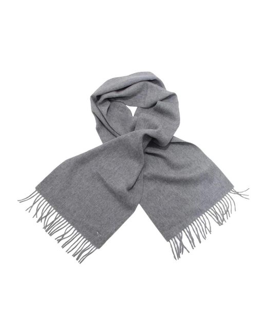 Max Mara Gray Winter Scarves