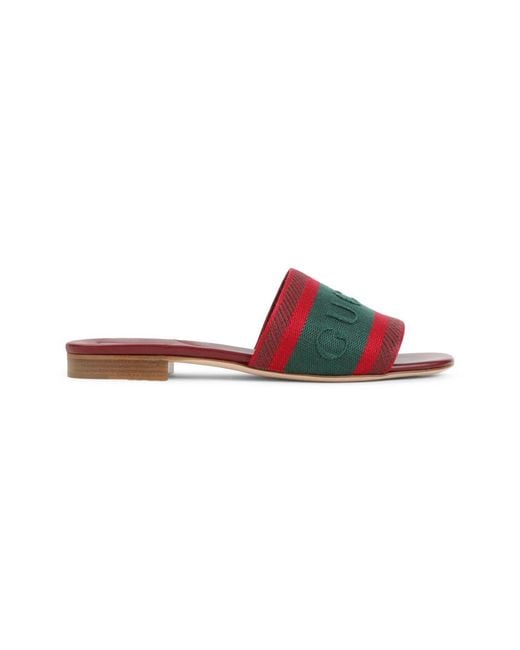 Gucci Red Sliders