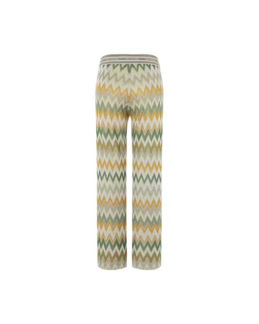 Cambio Green Straight Trousers