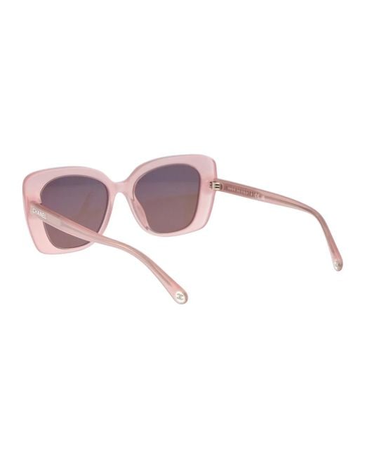 Chanel Pink Stylische sonnenbrille mit modell 0ch5504