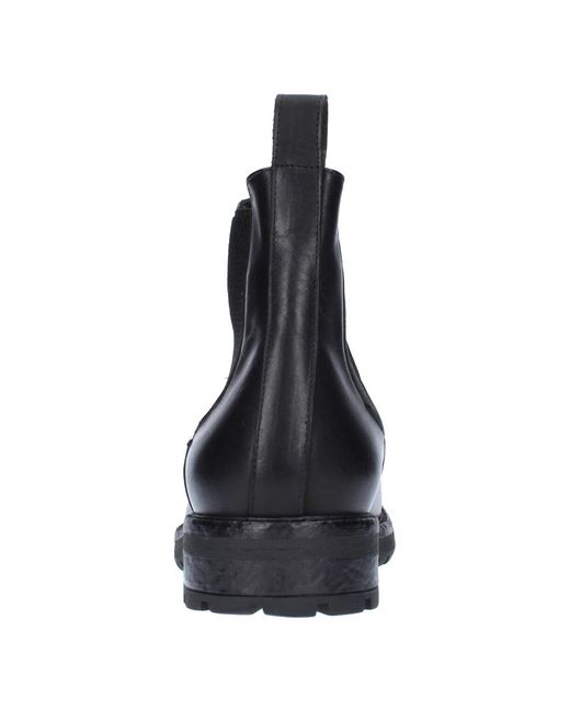 JP/DAVID Black Chelsea Boots for men