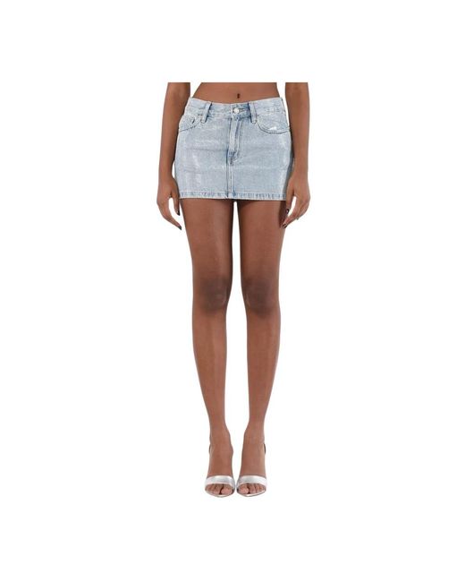 Purple Brand Blue Denim Skirts