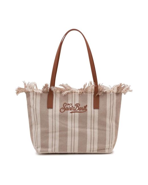 Mc2 Saint Barth Brown Shopping Bags