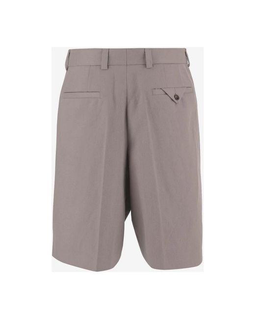 Boss Gray Casual Shorts for men