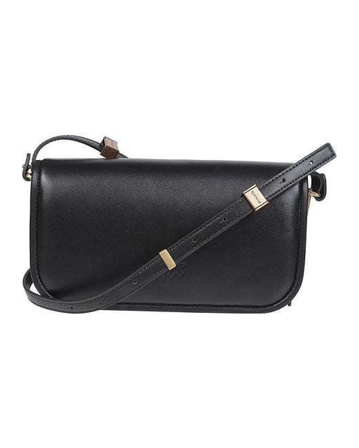Pinko Love Box Baguette in het Black
