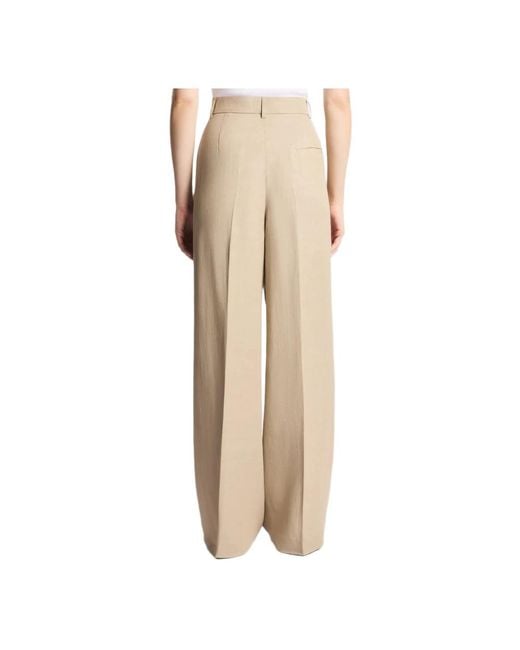 Fay Natural Straight Trousers