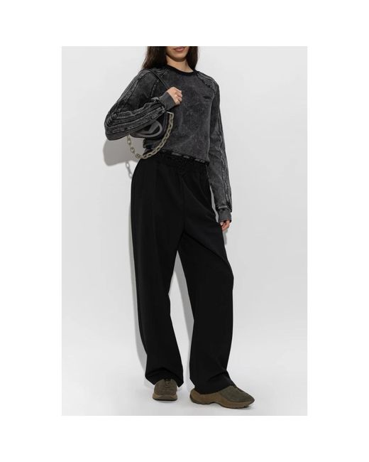 DIESEL Black Sweatshirts