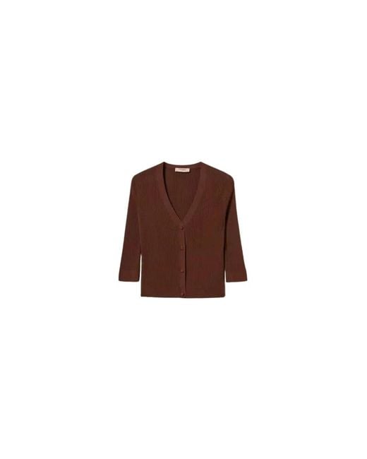 Twinset Brown Cardigans