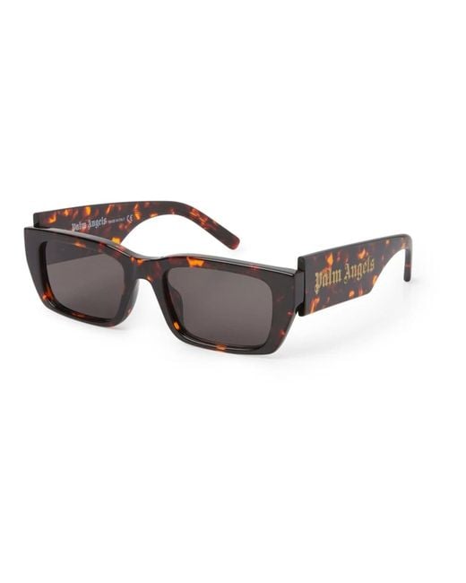 Palm Angels Brown Sunglasses for men