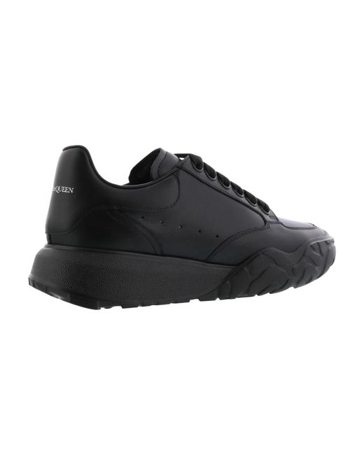 Alexander McQueen Black Leath S.Rubbappa Cou Sneakers