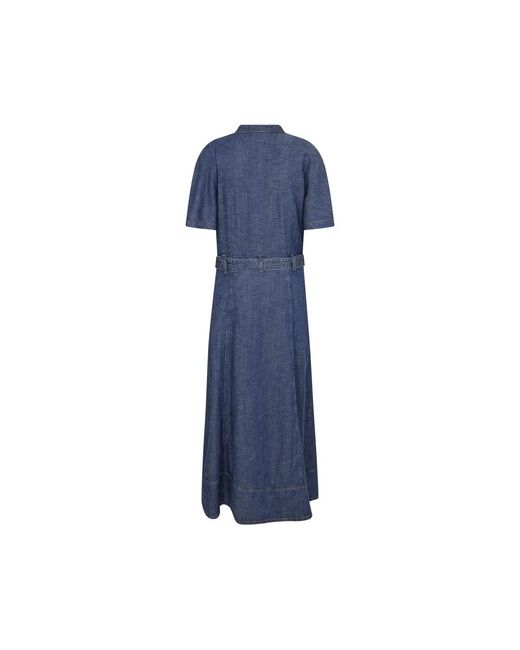 Mos Mosh Blue Shirt Dresses