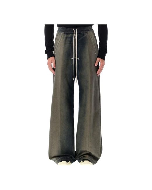 Wide Trousers Rick Owens de hombre de color Gray