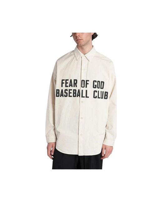 Fear Of God White Casual Shirts for men