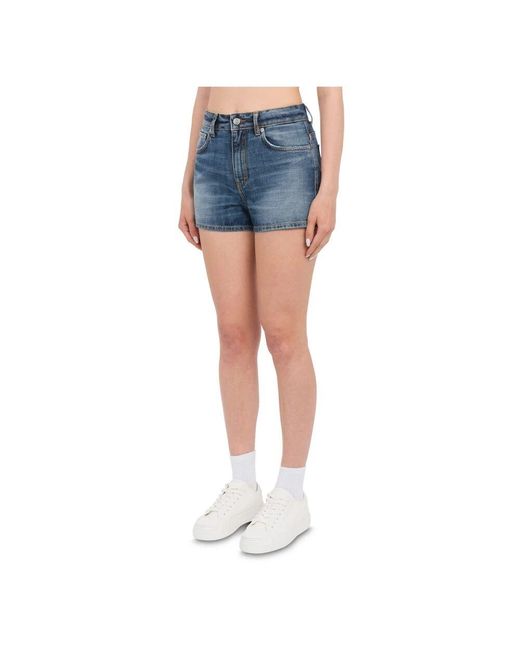 Department 5 Blue Massh Shorts Für Frauen
