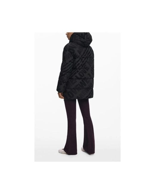 Desigual Black Winter Jackets