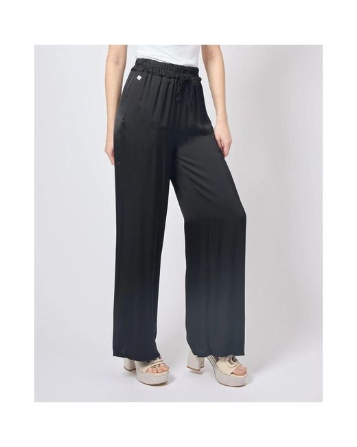 Wide Trousers Manila Grace de color Blue