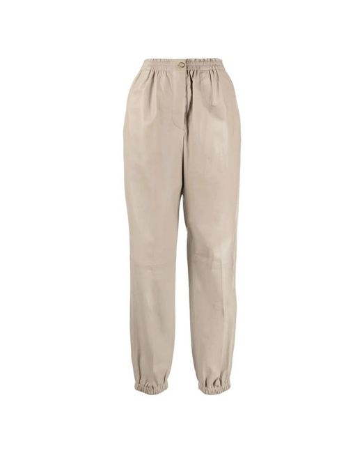 Joseph Natural Leather Trousers