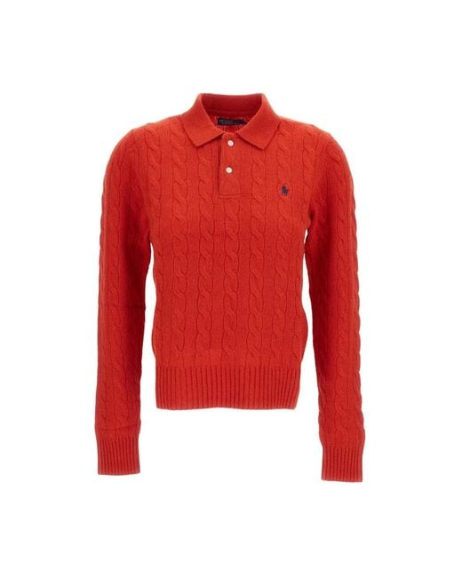 Polo Ralph Lauren Red Polo Shirts