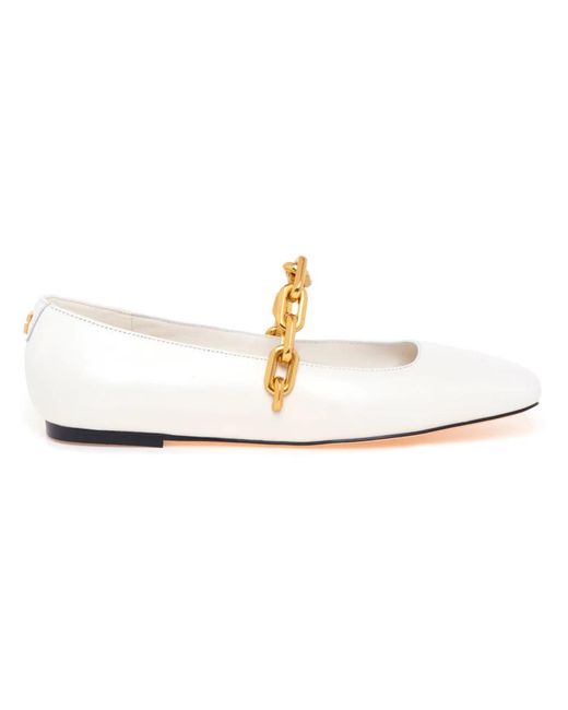 Guess White Ballerina Shoes