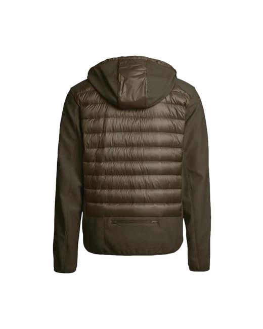 Parajumpers Jassen ,Groen ,Polyester Honeycomb Polyester Donzen Jas in het Green voor heren