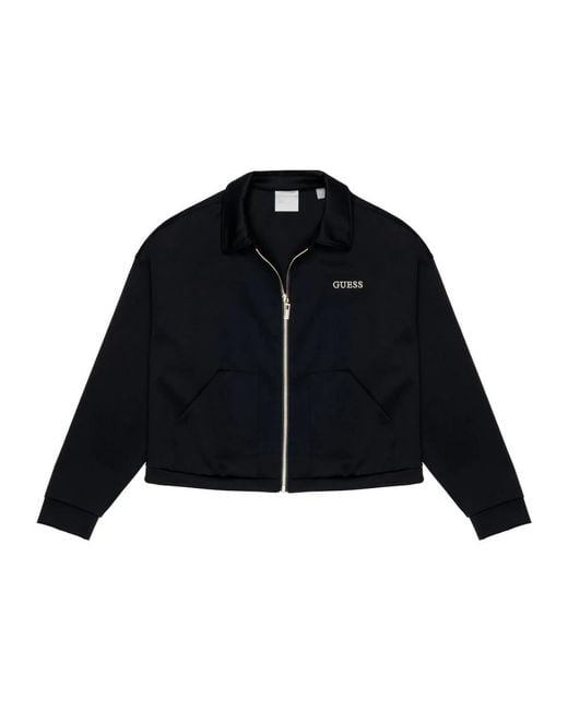 Guess Zip-Throughs in het Black