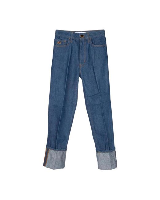 Jacob Cohen Blue Straight Jeans