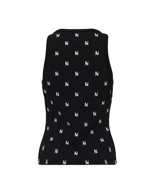 Sleeveless Tops MSGM de color Black