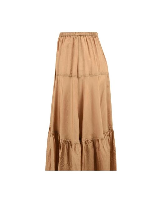 Aspesi Brown Maxi Skirts