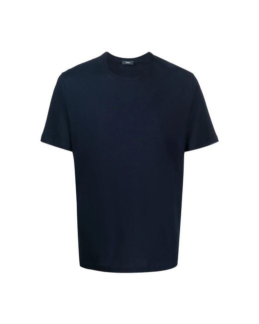 Herno Blue T-Shirts for men
