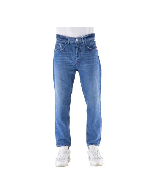 AMISH Blue Straight Jeans for men
