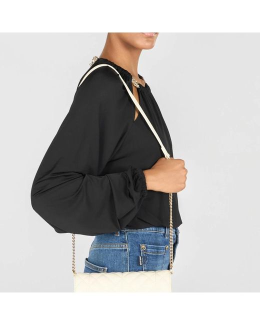 Roberto Cavalli White Cross Body Bags
