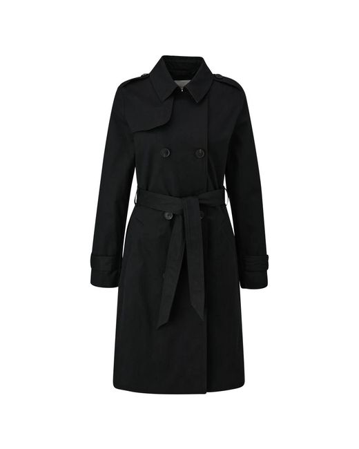 Trench coat femminile per avventure eleganti di S.oliver in Black