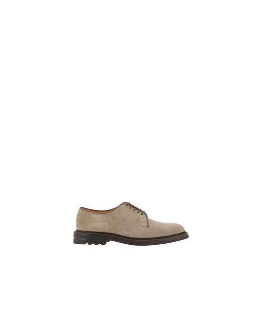 Brunello Cucinelli Brown Laced Shoes for men