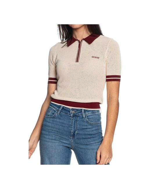 Guess Natural Polo Shirts