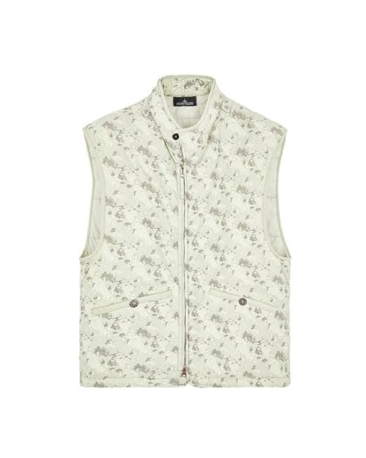 Stone Island Natural Vests for men