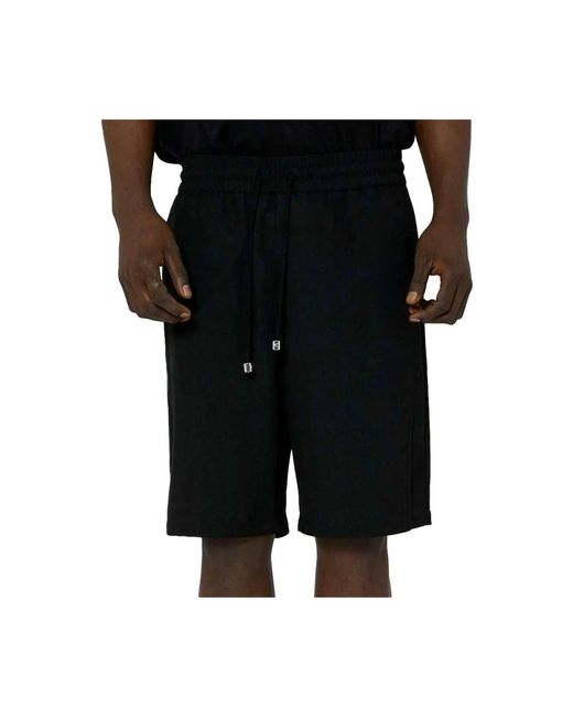 John Richmond Black Casual Shorts for men