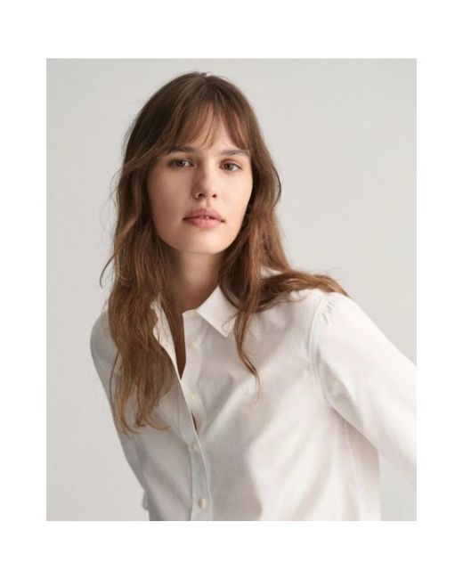 Shirts Gant de color White