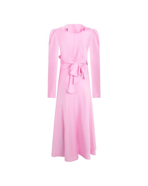 Philosophy Di Lorenzo Serafini Pink Maxi Dresses