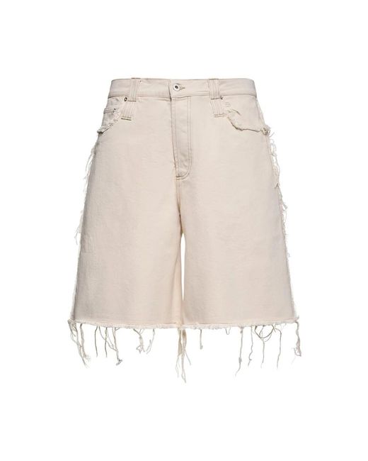 FEDERICO CINA Denim Shorts in het Natural voor heren
